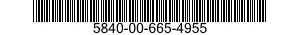 5840-00-665-4955  5840006654955 006654955