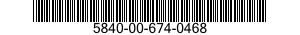 5840-00-674-0468  5840006740468 006740468