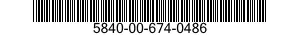 5840-00-674-0486  5840006740486 006740486