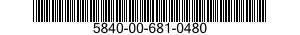 5840-00-681-0480  5840006810480 006810480
