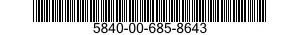 5840-00-685-8643  5840006858643 006858643