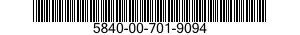 5840-00-701-9094  5840007019094 007019094