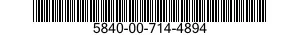 5840-00-714-4894  5840007144894 007144894