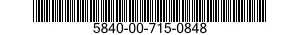 5840-00-715-0848  5840007150848 007150848