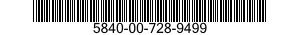 5840-00-728-9499 WAVEGUIDE ASSEMBLY 5840007289499 007289499