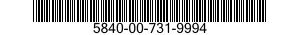 5840-00-731-9994  5840007319994 007319994