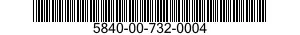 5840-00-732-0004  5840007320004 007320004