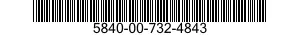5840-00-732-4843  5840007324843 007324843