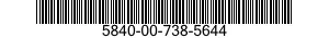 5840-00-738-5644  5840007385644 007385644