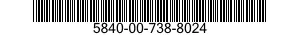 5840-00-738-8024  5840007388024 007388024