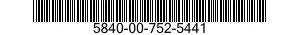 5840-00-752-5441  5840007525441 007525441