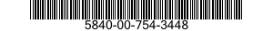 5840-00-754-3448  5840007543448 007543448
