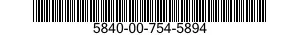 5840-00-754-5894  5840007545894 007545894