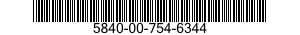 5840-00-754-6344  5840007546344 007546344