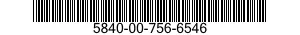 5840-00-756-6546  5840007566546 007566546