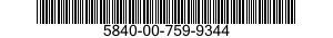 5840-00-759-9344  5840007599344 007599344