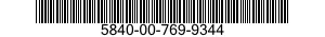 5840-00-769-9344  5840007699344 007699344