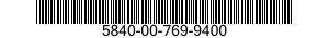 5840-00-769-9400  5840007699400 007699400