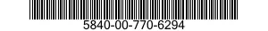 5840-00-770-6294  5840007706294 007706294