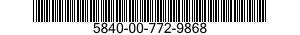 5840-00-772-9868  5840007729868 007729868