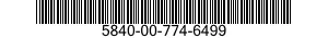 5840-00-774-6499  5840007746499 007746499