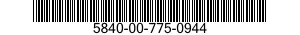 5840-00-775-0944  5840007750944 007750944