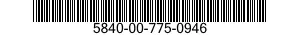 5840-00-775-0946  5840007750946 007750946