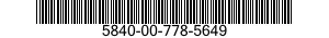 5840-00-778-5649  5840007785649 007785649