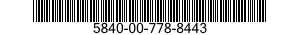 5840-00-778-8443  5840007788443 007788443