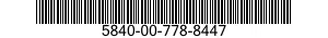 5840-00-778-8447  5840007788447 007788447