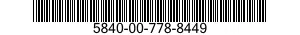 5840-00-778-8449  5840007788449 007788449