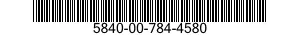 5840-00-784-4580  5840007844580 007844580
