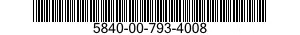 5840-00-793-4008  5840007934008 007934008