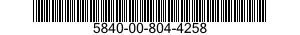 5840-00-804-4258  5840008044258 008044258