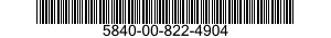 5840-00-822-4904  5840008224904 008224904