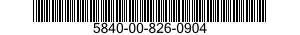 5840-00-826-0904  5840008260904 008260904