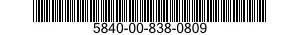 5840-00-838-0809 TRANSMITTER RADAR 5840008380809 008380809