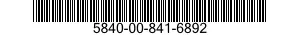 5840-00-841-6892  5840008416892 008416892