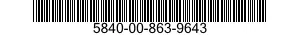 5840-00-863-9643  5840008639643 008639643