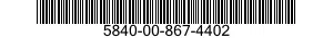 5840-00-867-4402  5840008674402 008674402