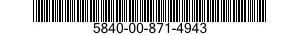 5840-00-871-4943  5840008714943 008714943