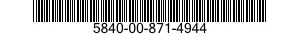 5840-00-871-4944  5840008714944 008714944