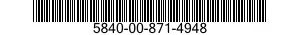 5840-00-871-4948  5840008714948 008714948