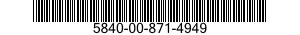 5840-00-871-4949  5840008714949 008714949