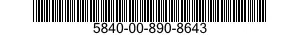 5840-00-890-8643  5840008908643 008908643