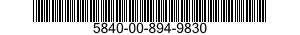 5840-00-894-9830  5840008949830 008949830