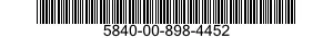 5840-00-898-4452  5840008984452 008984452