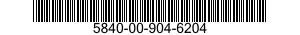 5840-00-904-6204  5840009046204 009046204
