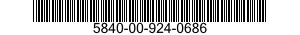 5840-00-924-0686  5840009240686 009240686