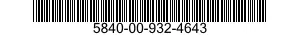 5840-00-932-4643  5840009324643 009324643